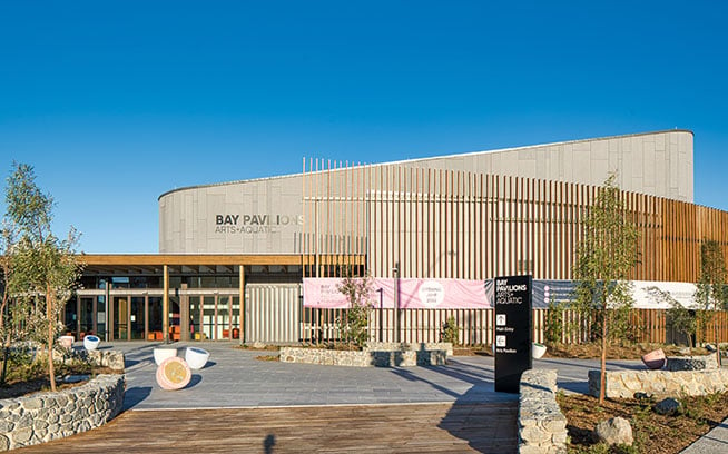 Exterior photo of Bay Pavilions
