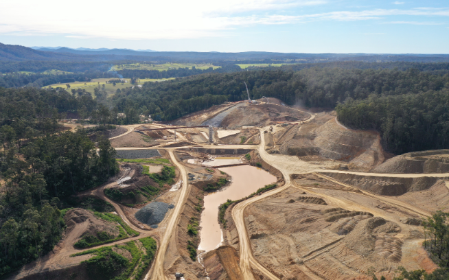 Drone shot of Eurobodalla Supply